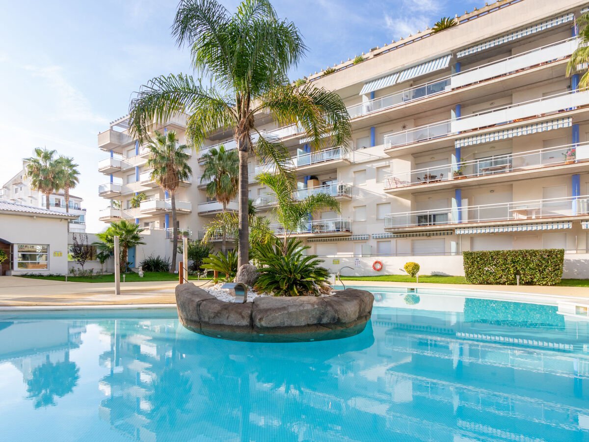 Appartement Port Canigó, 2 ch., balcon vue mer à Roses